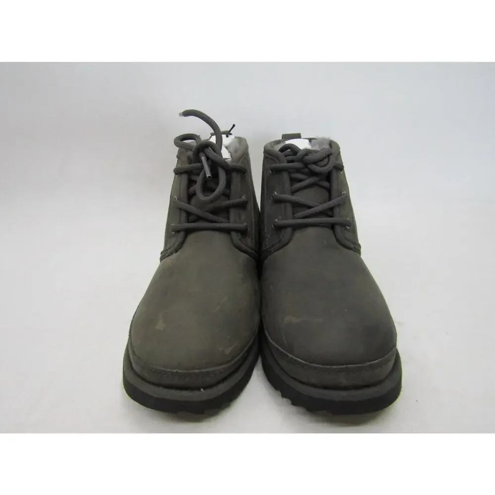 UGG Neumel II Girls Youth Size 2 Charcoal Gray Lace Up Boots